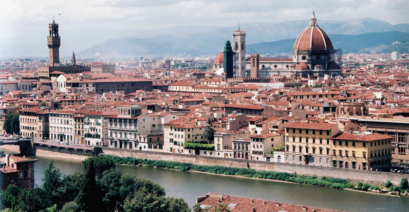 view of Florence, Italy