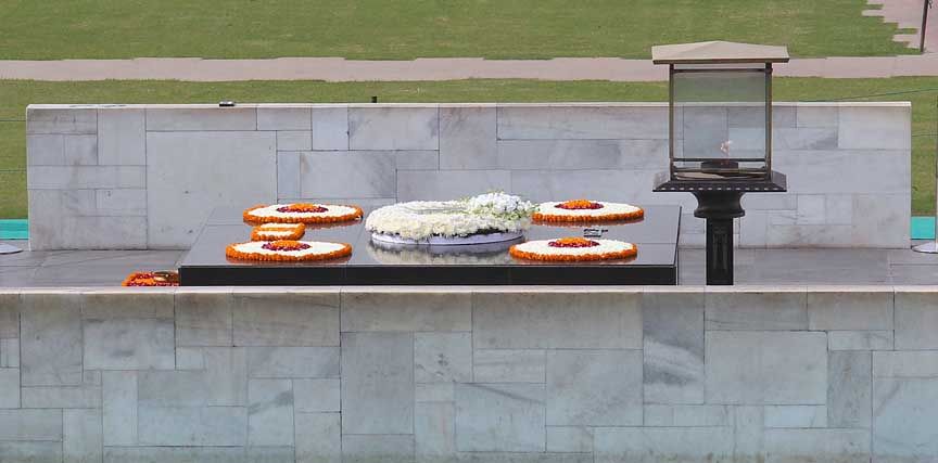 photo of Mohandus Ghandi Tomb, India