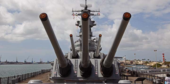 photo of U.S.S. Missouri