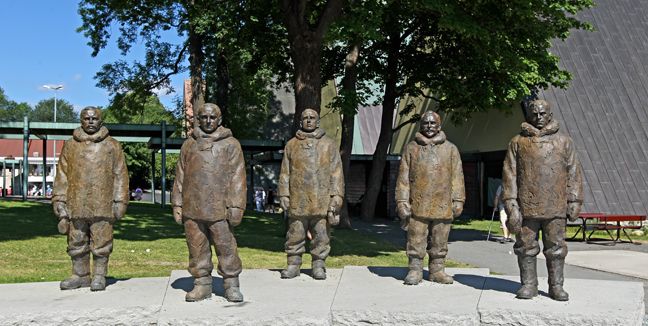 photo of arctic explorers, Oslo