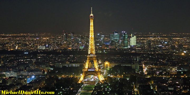 Eiffel Tower at night